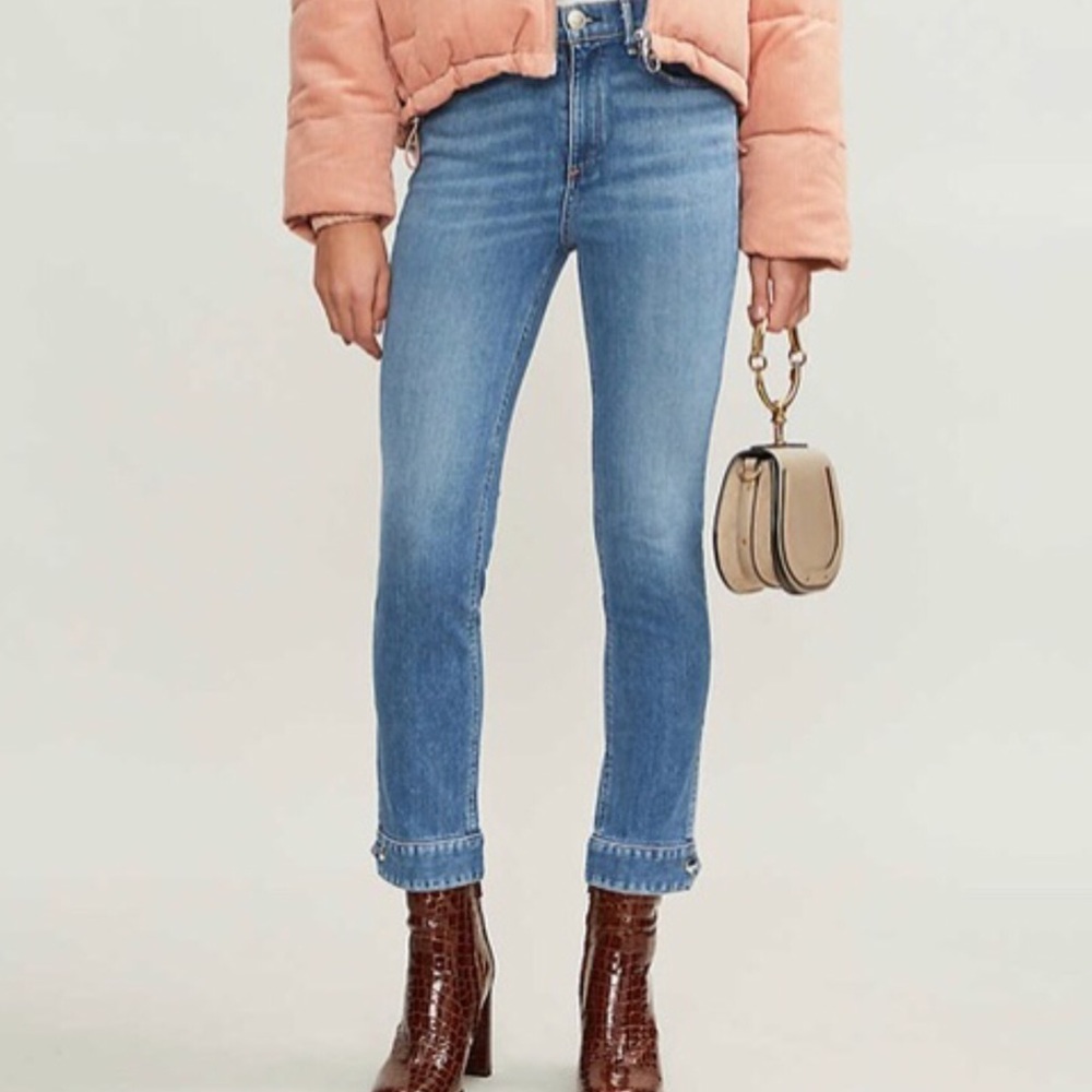 New Rag & Bone high rise cigarette leg jeans 24